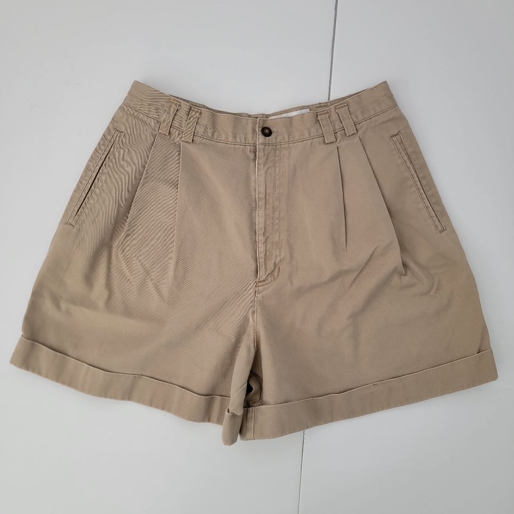 Vintage Giorgio Sant' Angelo Women's High Waisted Chino Shorts Size 12